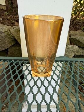 5 Vintage Marigold Carnival Glass glasses